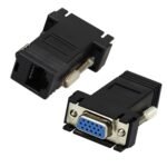 Adaptador VGA para RJ45 Fêmea
