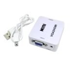 Conversor VGA para HDMI Com Audio