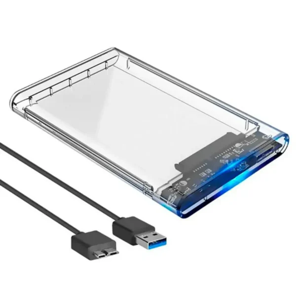 Case Externo Transparente para HD ou SSD SATA 2.5 CGHD-35 Exbom