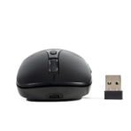 Mouse Sem Fio Recarregável Bluetooth e USB nano M-bt60bk C3Tech - Imagem 2