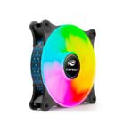 Cooler Fan 12cm RGB Molex 4 Pinos, F9-l160bkm C3Tech - Imagem 2