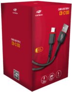 Cabo USB A para Tipo C, 3A 1M, Cb-c100bk C3Tech - Imagem 4