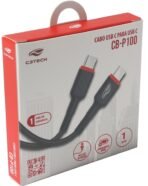 Cabo de Dados USB C para C 1m, Cb-p100bk C3Tech - Imagem 3