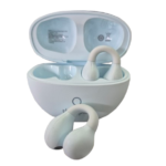 Fone de ouvido Bluetooth 5.4 Dot Earclip Lenovo LP25 + Capa de Tubarão