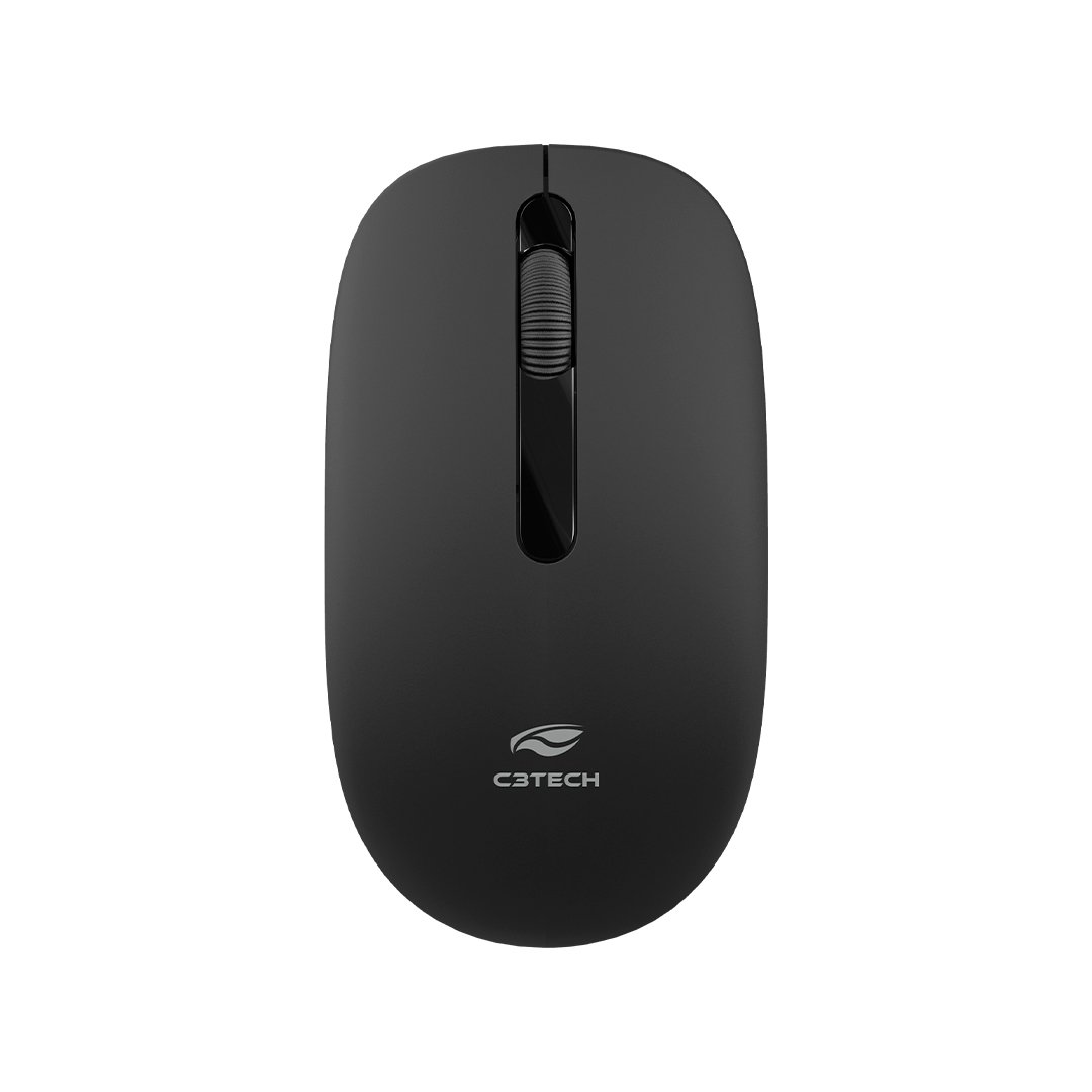 189 Mouse Sem Fio M-w15bk Preto C3tech - Imagem 1