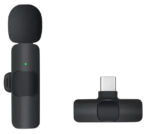 Microfone de Lapela USB C Sem Fio Mc803 Onistek - Imagem 3