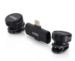 Microfone de Lapela USB C Sem Fio, Duplo Bolinha Kmf4-c Kaidi - Imagem 4