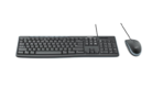 Kit Teclado e Mouse USB Com fio Mk200 Cinza Logitech - Imagem 3