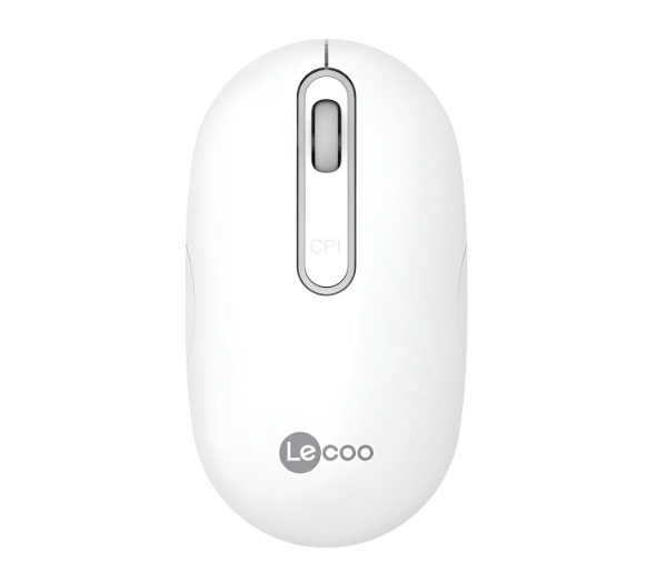 Mouse Sem fio Recarregável Ws207 Branco Lecoo