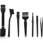 Kit Antiestático com 7 Peças - Escova Pinceis Pinça Espátula