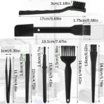 Kit Antiestático com 7 Peças - Escova Pinceis Pinça Espátula - Imagem 2