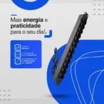 Régua Calha 12 Tomadas Rack 19 10A - Imagem 2