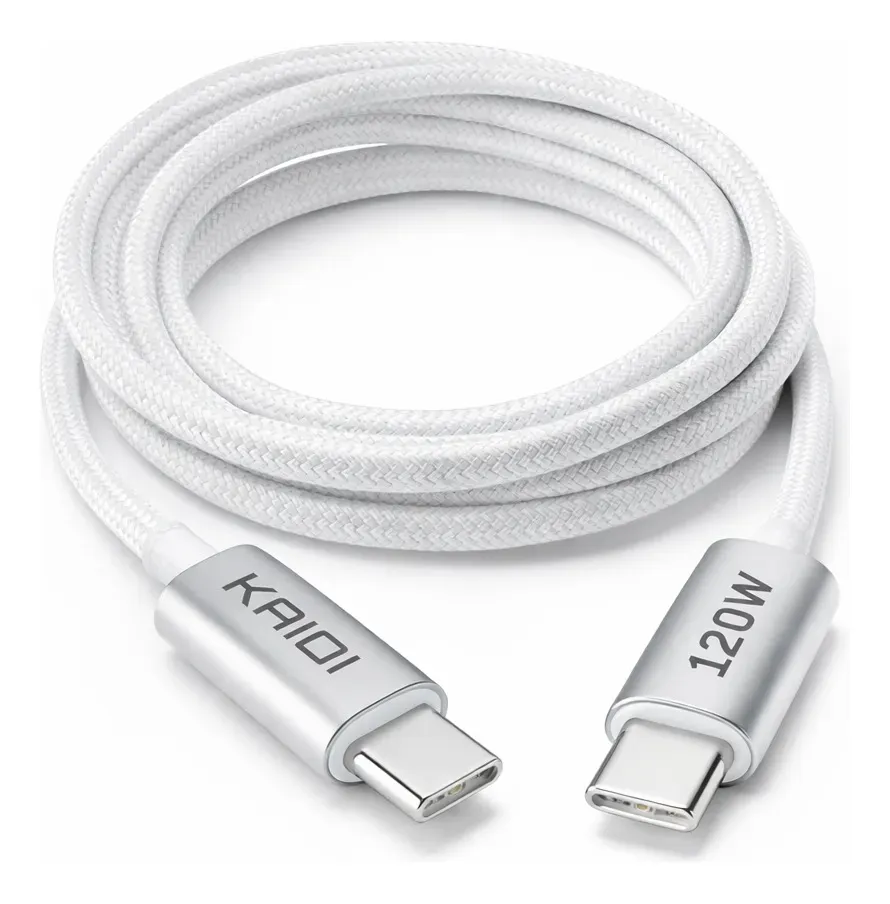 6024 Cabo USB Dados C/C 120w 2M Kd-44 Kaidi - Imagem 1