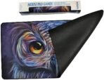 Mouse Pad Gamer Coruja 70x35cm Borda Costurada MP-7035C Exbom - Imagem 3
