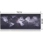 Mouse Pad Gamer Mapa Mundi 70x35cm Borda Costurada MP-7035C Exbom - Imagem 4