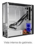 Gabinete Slim Gm-02 Kmex Com fonte Bivolt C3Tech - Imagem 2