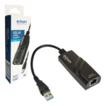 Adaptador USB 3.0 para Rj45 10/1000 Mbps, Exbom