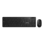 Kit Teclado e Mouse Sem Fio Preto K-w20bk - C3Tech