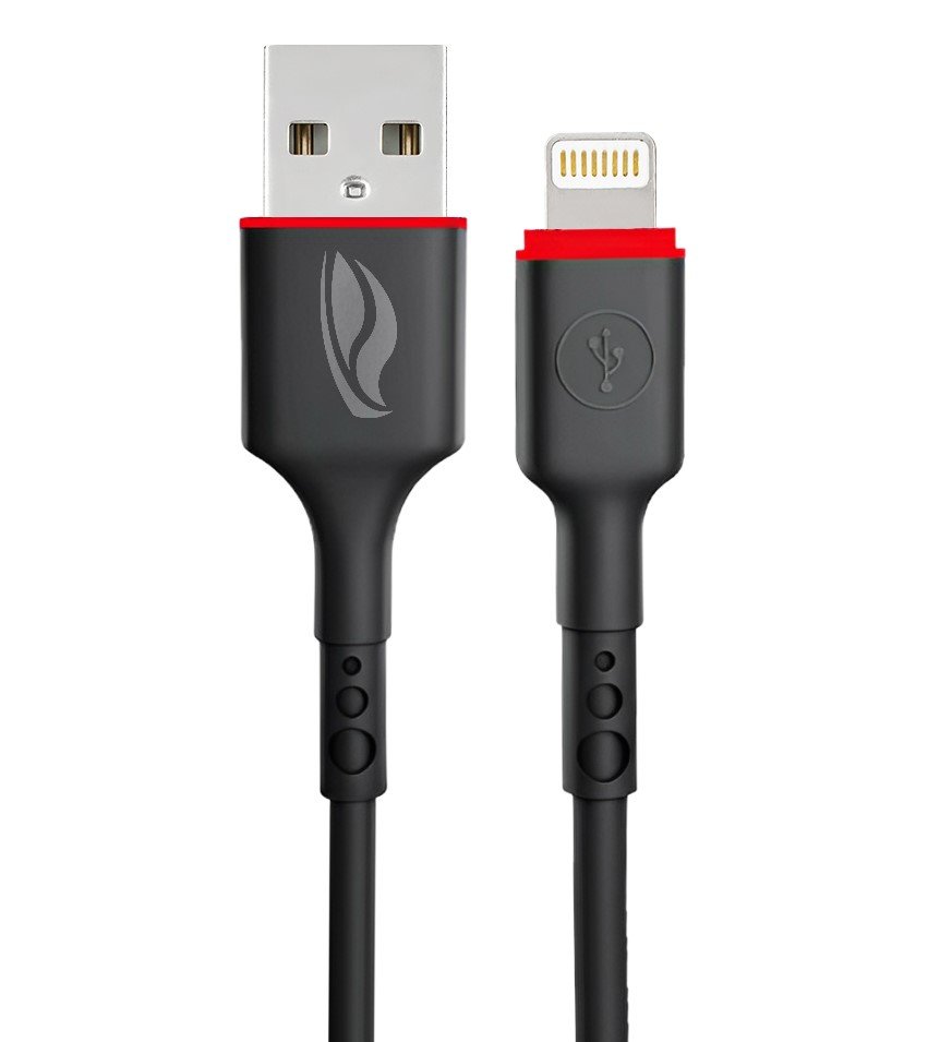 6074 Cabo USB de Dados USB A para IOS 1 metro Cb-l100bk C3tech - Imagem 1