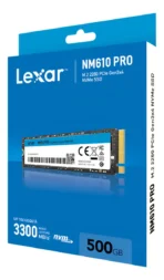 SSD M2 500GB Nvme 2280 Nm610 Pro Lexar - Imagem 2