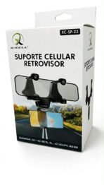 Suporte para Celular Automotivo de Espelho Retrovisor Rotação 270° XC-SP-23 Xcell - Imagem 3