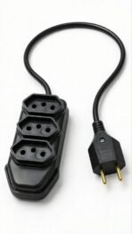 Extensão Elétrica 3 Tomadas com Cabo 2 Metros Bivolt - Imagem 2